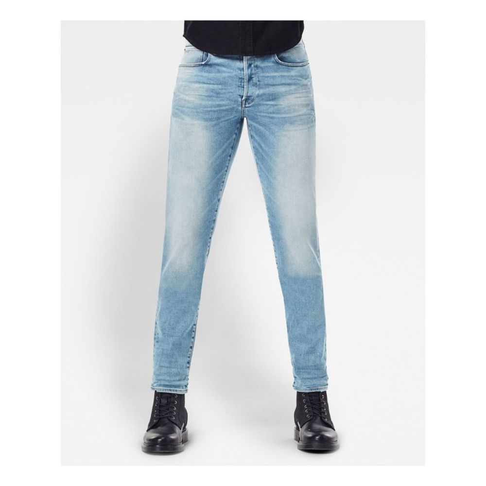 RAW Mens Blue Straight Fit Stretch Jeans W30/ L32